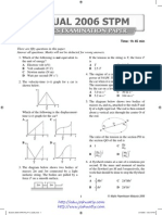 Physics STPM Past Year Questions With Answer 2006