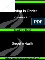 Growing in Christ