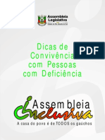 Cartilha Dicas de Convivencia PCD Faders e AL RS