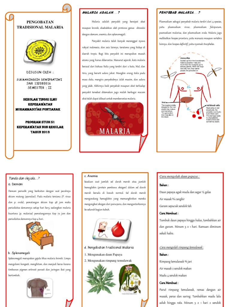 Leaflet Malaria