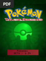 Download Pokemon Tabletop Adventures Pokedex by duncanbp4 SN240451973 doc pdf