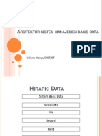 Arsitektur Sistem Manajemen Basis Data (1)