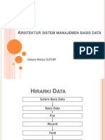 Arsitektur Sistem Manajemen Basis Data