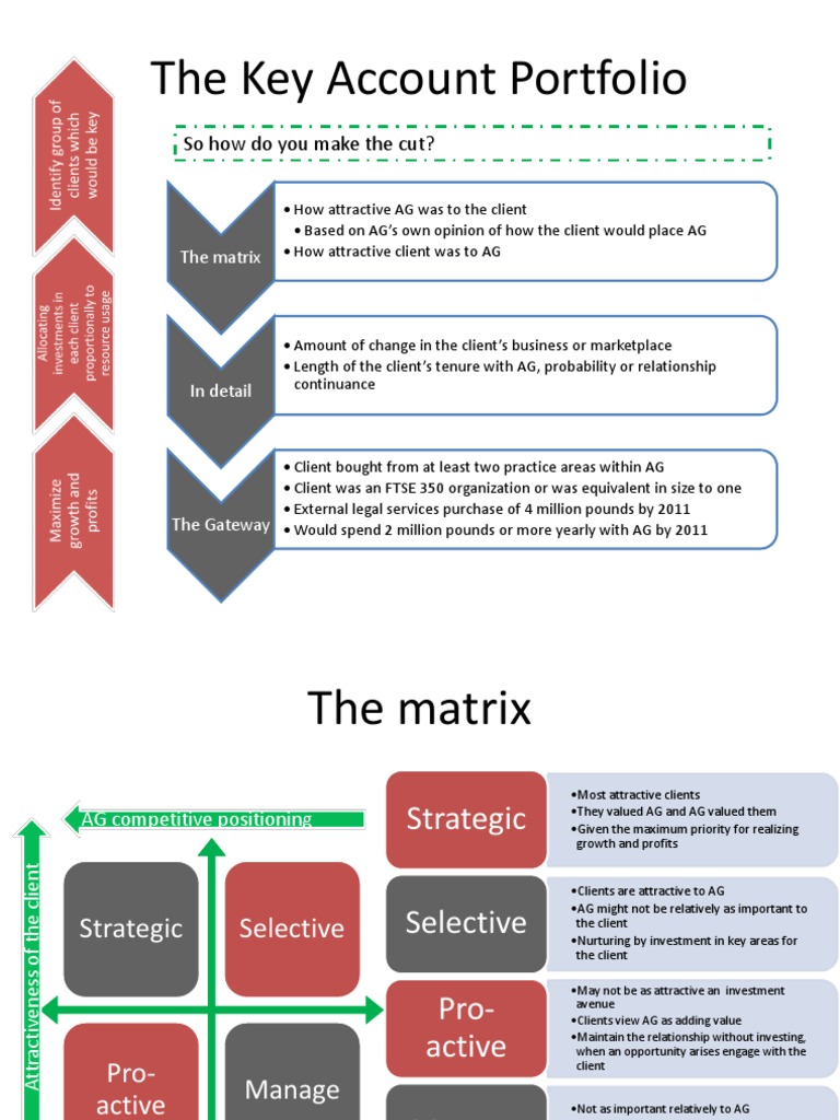 The Key Account Portfolio | PDF