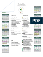 Calendario Escolar UNISTMO 2013-2014