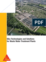 Sika Solutions For Waste Water Treatment Plants Low