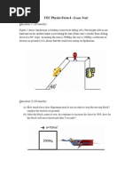Pulley Dynamics Practice Problems | PDF | Tension (Physics) | Force