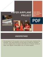 Paper Airplane Project