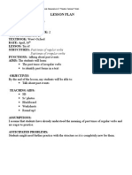 Lesson Plan: Past Tense of Irregular Verbs