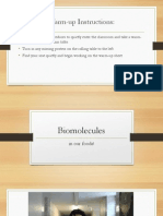 Biomolecules in Food 9-15 4th Period