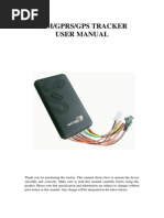 TK100 GPS Tracker User Manual