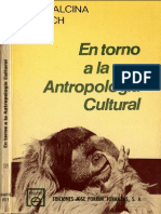 Alcina Franch (1975) En torno a la antropología cultural