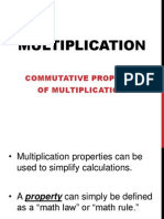 Multiplication - Commutative Property