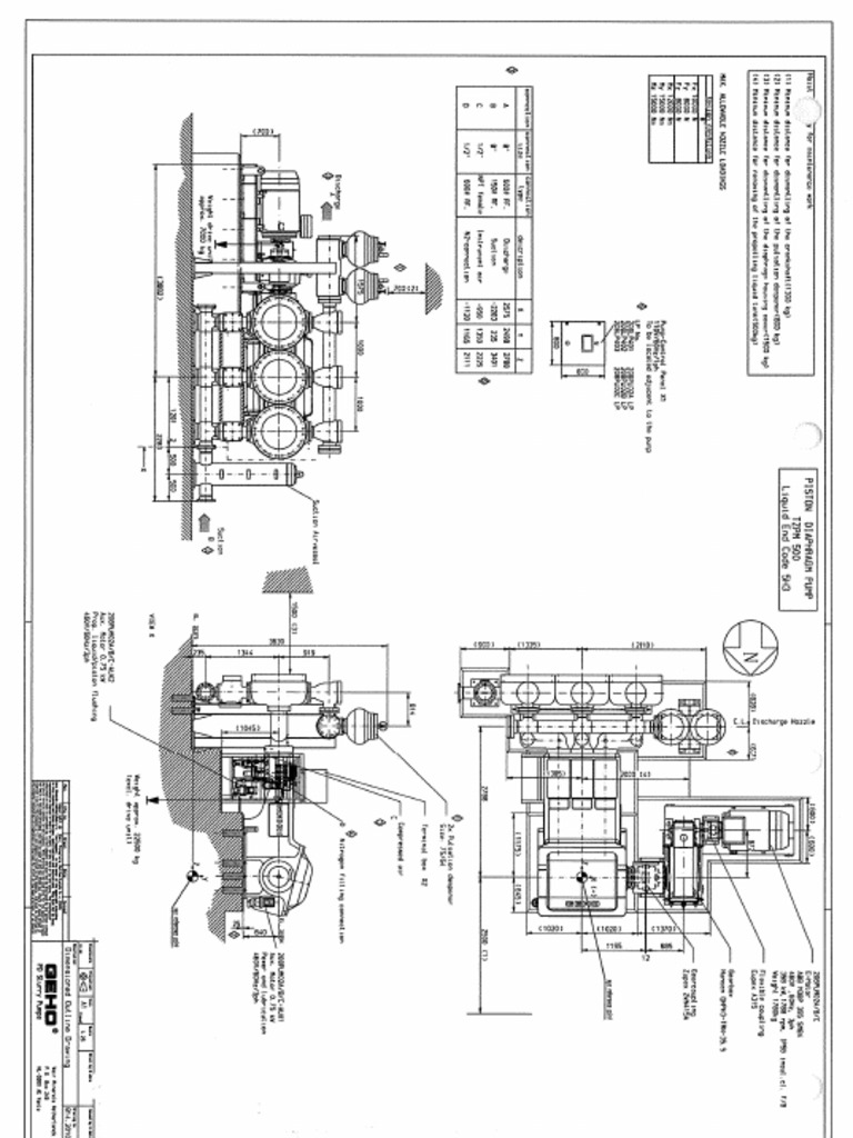 Typical GA Drawing TZPM500 | PDF