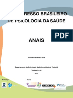 Anais Do IV Congresso Brasileiro de Psicologia Da Saude
