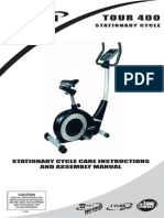 Trojan Tour 400 Stationary Exercise Bike Manual