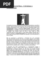 A Presciência de Deus – Calvinismo x Arminianismo