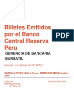 Billetes Emitidos Por El Banco Central Reserva Peru