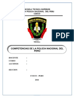 Monografia de Competencias de La Policía Nacional Del Perú