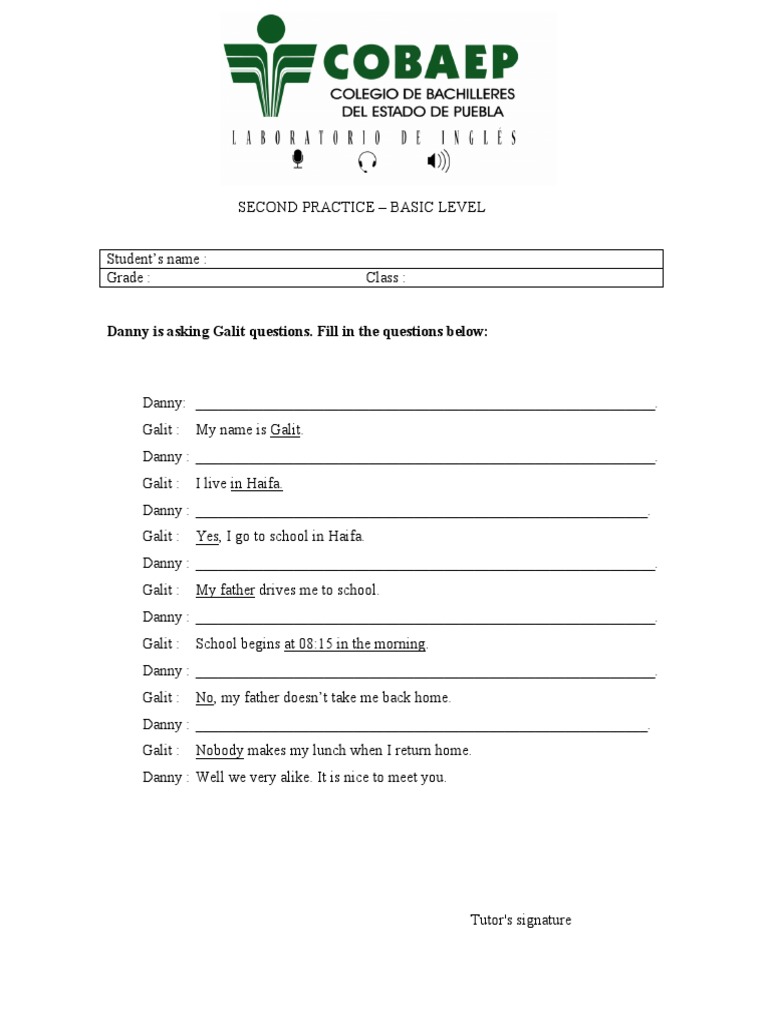 Basic Level Practice Questions Template | PDF | Career & Growth ...