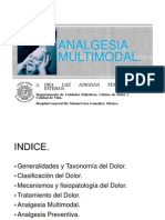 Analgesia multimodal y tratamiento del dolor