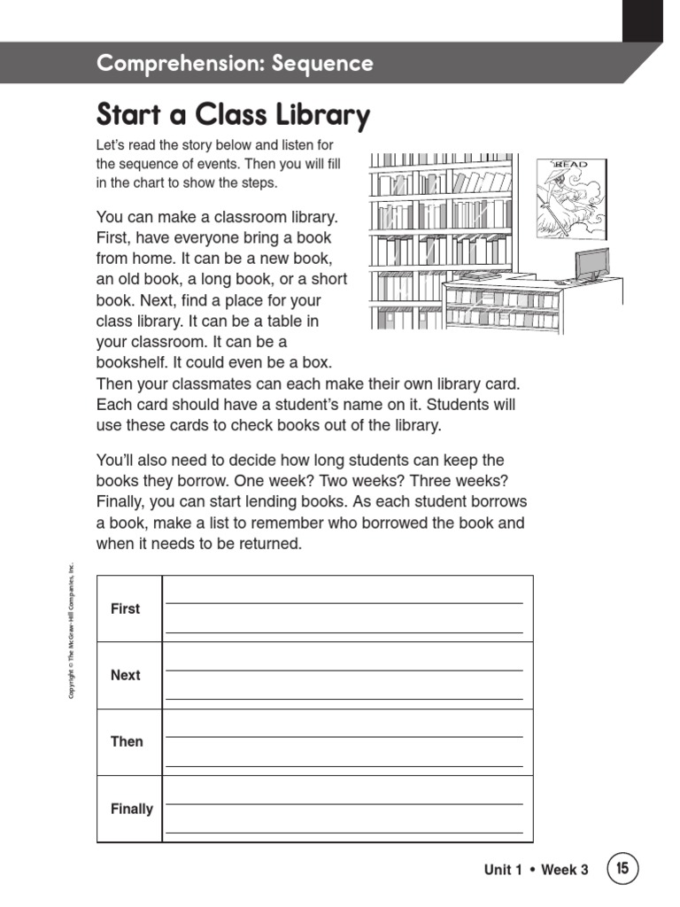 Unit 1 Week 3 Comprehension | PDF