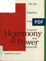 Benedetto Fontana Hegemony Power on the Relation Between Gramsci and Machiavelli 1
