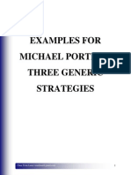 michael porters five generic strategies