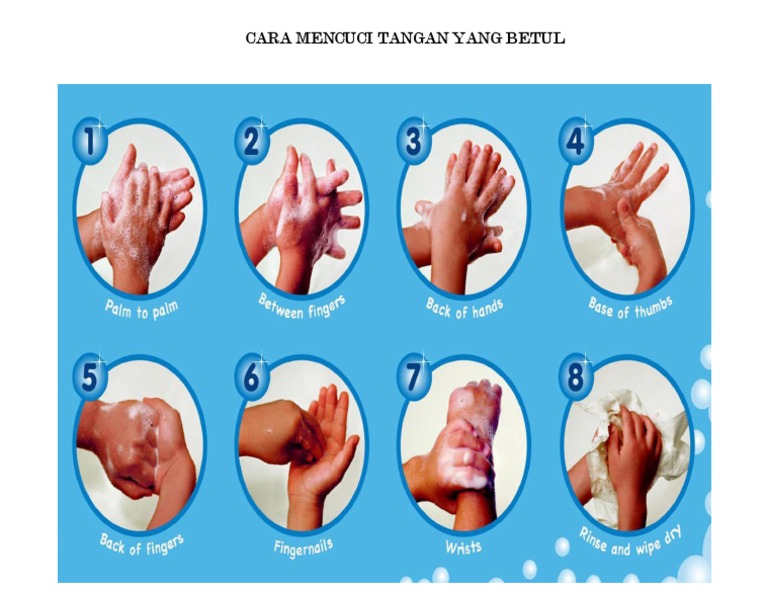 7 Langkah Mencuci Tangan Yang Betul Youtube