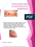 Patologías Mas Frecuentes en El Embarazo