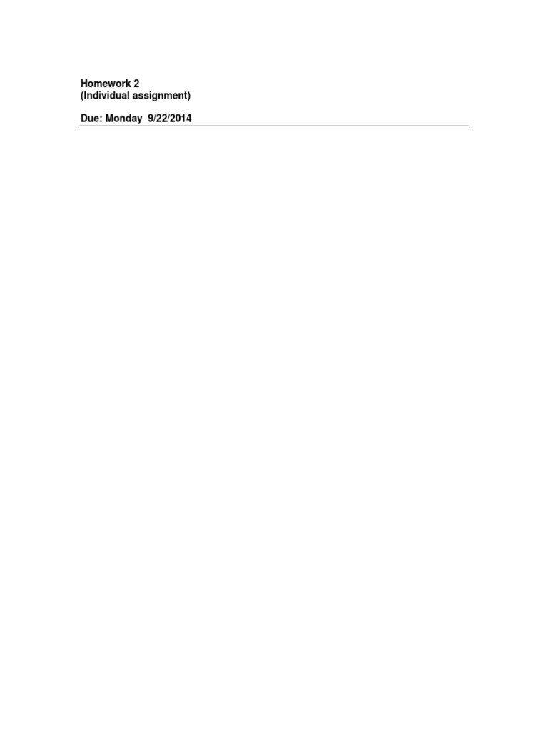 Assignment 2 | PDF