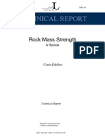Rock Mass Strength: A Review