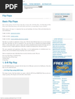 Download Basic Flip Flops-SR Flip FlopJK Flip FlopD Flip FlopT Flip FlopCircuits by sagbhi SN240509723 doc pdf