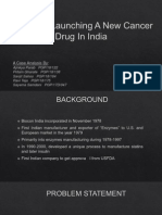 Case Analysis of Simultaneous vs Immediate Launch of Generic Cancer Drugs by BIOCON
