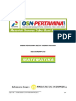 Soal Osn Pertamina 2012