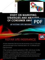 Kotak Life Insurance Marketing Strategies and Consumer Awareness Analysis