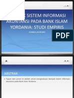 Dampak Sistem Informasi Akuntansi Pada Bank Islam Yordania Studi Empiris