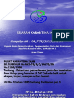 KARANTINA - Pertemuan2 - Sejarah Karantina Ikan Lama