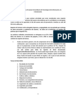 Guía de Estudio para El Examen Extraordinario de Tecnologías de La Información y La Comunicación