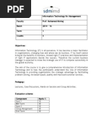 1.ITFM Course Outline 2014