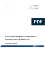 Constituição Da República de Moçambique - Principios e Direitos Fundamentais