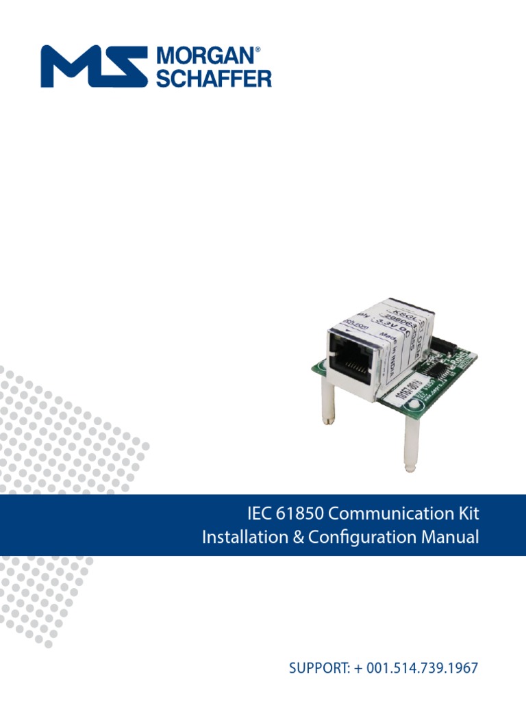 IEC 61850 Communication Kit Manual | PDF | Electrical Connector ...