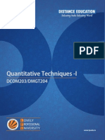 Quantitative Techniques