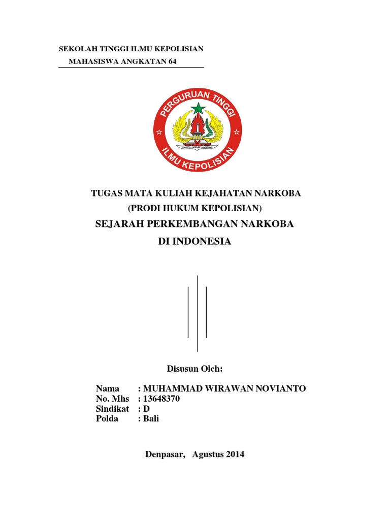  sejarah  perkembangan narkoba 