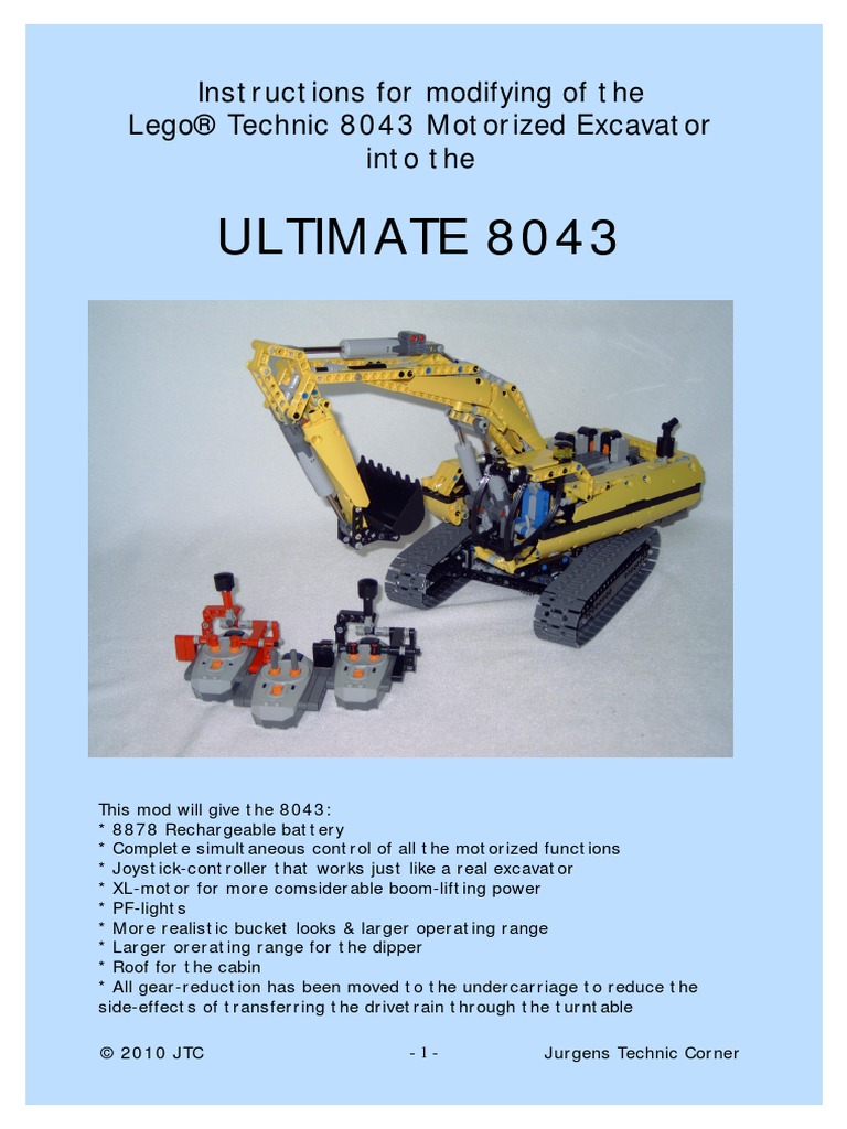 Ultimate 8043 Instructions Part 1 | PDF | Road Vehicles | Vehicles