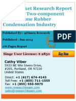 2014 Market Research Report On Global Two-Component RTV Silicone Rubber Condensation Industry