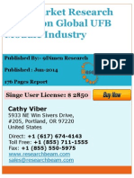 2014 Market Research Report On Global UFB Module Industry: Cathy Viber Singe User License: $ 2850