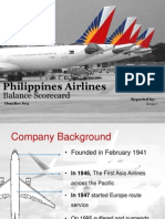 Philippines Airlines Balance Scorecard