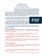 AÇÃO DE ANULAÇÃO DE ATO ADMINISTRATIVO DISCIPLINAR COM PEDIDO DE ANTECIPAÇÃO DOS EFEITOS DA TUTELA