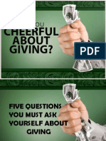 5 Questions About Tithing